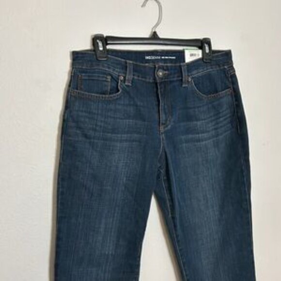 NWT Inc Denim Petite Core Denim Straight denim jeans, cuffed, women’s 8P. - Picture 2 of 10